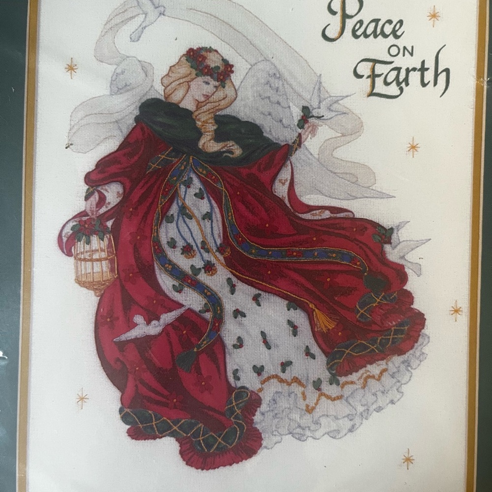Dimensions Angel of Peace Christmas Ribbon Embroidery Kit